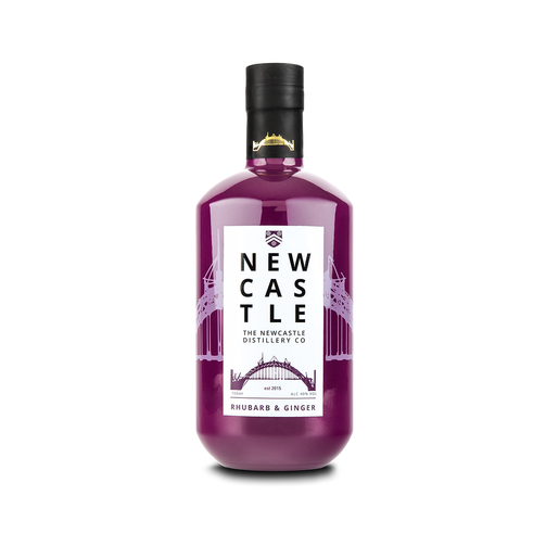Newcastle Rhubarb and Ginger Gin. A Rhubarb and Ginger twist on our original award winning Newcastle Gin, devised and created at our commercial distillery within the ancient Newcastle City walls at Bealim House, Gallowgate
